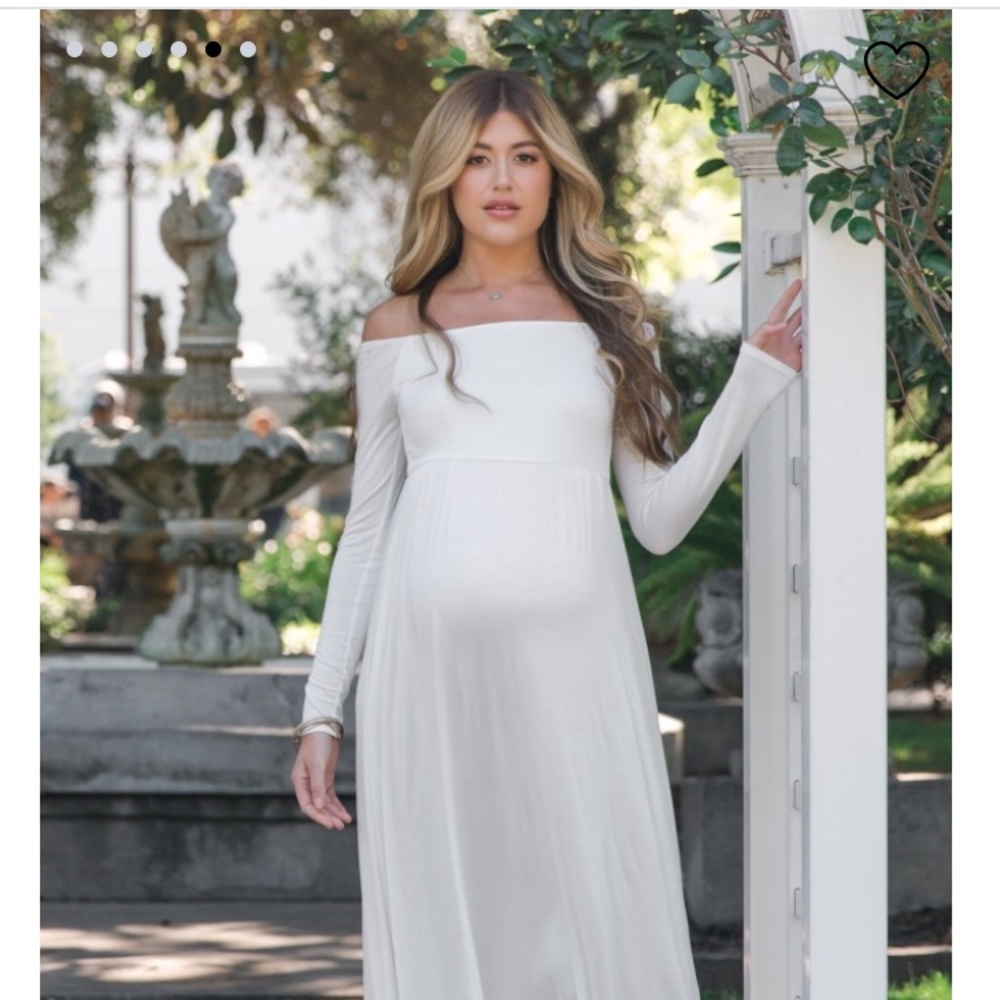 Pink Blush Maternity Gown
